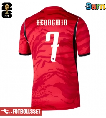 Korea Son Heung-min #7 Hemmatröja Barn VM 2026 Kortärmad (+ Korta byxor)